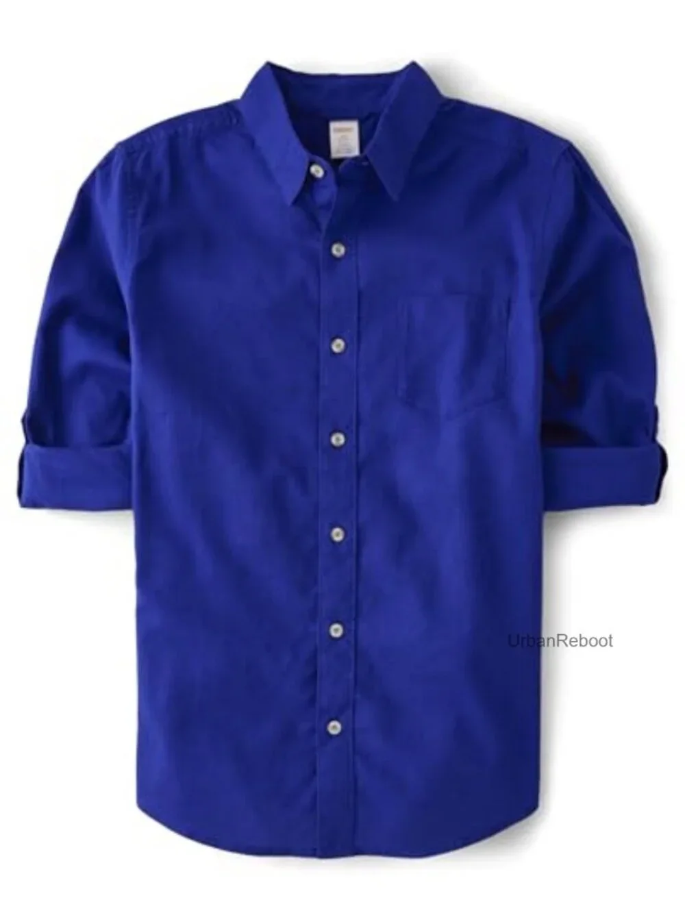 Men's Long Sleeve Button Up Shirt 55% Linen 45% Cotton Casual